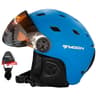 Integrally Molded PC EPS Skiing Helmet With BuiltIn Goggles 9