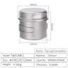 Professional Ultralight Titanium MultiSize Nesting Cookware System 8