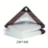 HeavyDuty Transparent Waterproof Tarp  Clear Weatherproof Cover With Reinforced Eyelets 9