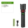 Super Bright LED Flashlight  HighPower Rechargeable Zoomable Torch 11
