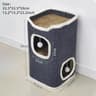 MultiTiered Luxury Cat Villa And Winter Pet Cave 7