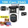 10K UHD WiFi6 ThreeScreen Outdoor Security Camera 10