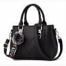 Elegant Floral Embroidery Messenger Bag With Decorative Charm 5