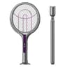 2in1 Household Retractable Electric Mosquito Swatter  Trap Lamp 8