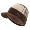 Thicken FurLined Winter Beanie With Brim  Unisex Thermal Knitted Hat 7