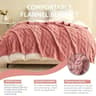 UltraSoft 3D Plush Fleece Blanket  Luxurious DenseWeave Flannel Throw For Exceptional Warmth 8