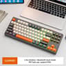 Wireless Gaming Keyboard  87Key Bluetooth DualMode With Rainbow RGB 6