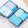 6Piece Travel Storage Bag Set  Large Capacity Luggage  Clothes Organizer 7