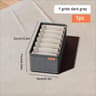 Dark Grey Underwear Storage Box  MultiGrid Drawer  Wardrobe Organizer 8