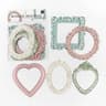Retro Architectural Hollow Relief Cardstock  10 Sheets DIY Creative Materials 10