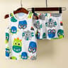Rainbow Animal Cartoon Pajamas Set  Soft Cotton Sleepwear For Toddlers  Babies 11