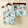 Rainbow Animal Cartoon Pajamas Set  Soft Cotton Sleepwear For Toddlers  Babies 12