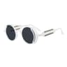 Retro Gothic Steampunk Sunglasses  Luxury Designer Round PC Frame Eyewear 6