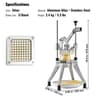 Commercial HeavyDuty Vegetable  Fruit Dicer  Stainless Steel Food Slicer 7