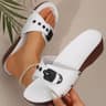 Luxury Womens Summer Sandals  Soft Wedge Heels  Fashion Slippers 7
