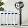 High Pressure WaterSaving Filter Shower Head  5Mode Handheld Bathroom Set 20