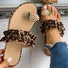 Bohemian Pineapple Pearl Flat Sandals  Summer Beach Slipper 7