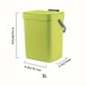 Household Countertop Compost  Waste Bin 7