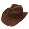 Womens Straw Western Cowboy Hat 7