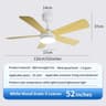 Modern Black Ceiling Fan Chandelier 19