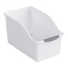 Curved Plastic Storage Bins Set  Multipurpose Home Organization Boxes 7