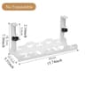 Telescopic UnderTable Storage Rack  HeavyDuty Metal Cable Management Tray 9