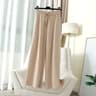 Thick Warm Knitted Casual Pants  Chic Elastic High Waist Straight Trousers 9
