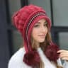 Soft Winter Warm Fur Hat  FleeceLined Earflap Beanie For Women 10