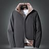 Winter Windproof Thick Fleece Jacket  Mens Classic Outdoor Outwear 5