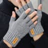 Knitted Thermal Winter Gloves  Plush Lined Touchscreen Fingerless  FullFinger Hybrid For Men  Women 6