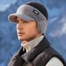 DualTone Knit Baseball Cap  Stylish Winter Dad Hat With Integrated Ear Protection 7