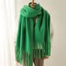 Winter CashmereSoft Pashmina Scarf  Oversized Solid Blanket Wrap With Large Tassels 14