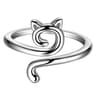 Adjustable Cute Cat Crochet Tension Ring  Professional Yarn Guide  Knitting Finger Holder 8