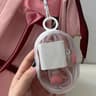 Portable Mini Transparent Storage Bag  Multifunctional Travel Organizer With Keychain 7