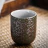 Vintage Japanese Stoneware Cup  Handcrafted Porcelain Kung Fu Tea  Sake Mug 10