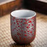 Vintage Japanese Stoneware Cup  Handcrafted Porcelain Kung Fu Tea  Sake Mug 12