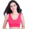 Plus Size Seamless NonUnderwire Bra  Adjustable Zero Bondage Sports  Yoga Wireless Vest 19