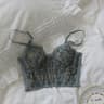 ThreeDimensional Embroidered Lace Fishbone Corset 7