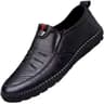 Mens PU Leather NonSlip Walking Loafers 2