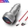 80W Dual USB SuperVOOC Fast Car Charger 11