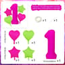 Neon Fluorescent Digital Balloon Set 13
