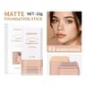 MultiUse Matte Skin Tint Foundation Stick With Integrated Brush 8