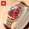 Fashion Ladies Rose Quartz Wristwatch 9