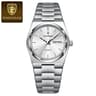 Stainless Steel Quartz Watch  Waterproof Luxury Timepiece With Date And Week Display For Women 8