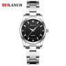 Rhinestone Minimalist Watch  Fashionable Stainless Steel Pink Dial Timepiece For Outdoor And Travel 9