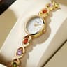 Elegant Oval Rhinestone Temperament Watch  Retro Luxury Quartz Wristwatch For Ladies Fashion And Da 7
