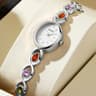 Elegant Oval Rhinestone Temperament Watch  Retro Luxury Quartz Wristwatch For Ladies Fashion And Da 8