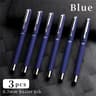 3Piece Executive Frosted Ballpoint Pen Set  07mm Titanium Steel Tip  UltraSmooth Neutral Ink For Hi 7