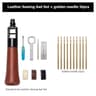 Handheld Leather Stitching Awl  Professional Hand Sewing  Repair Kit 12