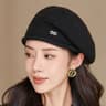 Womens Designer Knit Thermal Winter Beret 7
